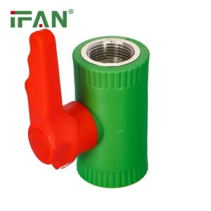 IFAN High Quality PPR Double Female Threaded Ball Valve