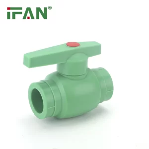 IFAN Factory Wholesale Green PPR Fittings Ball Valves