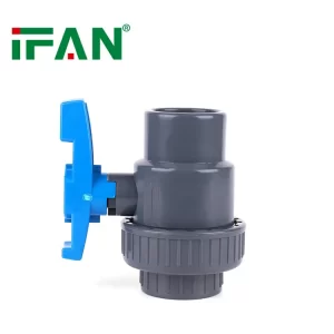 upvc double union ball valve