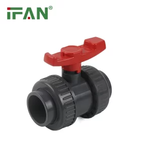 IFAN SCH80 Double Union PVC Ball Valve
