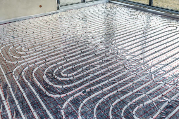 PEX piping underground