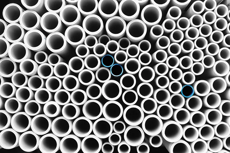 3-inch plastic pipes