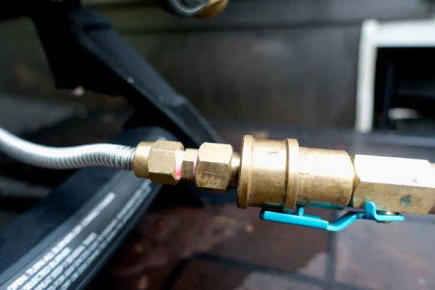 Brass garden hose fittings