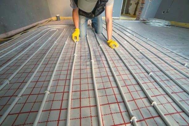 floor heating pipes