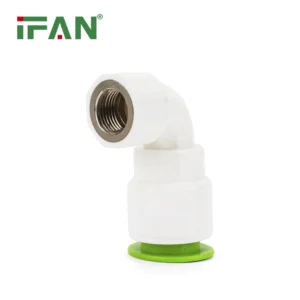 Green PPR Quick Connect Female Elbow