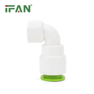 Green PPR Quick Connect Female Elbow