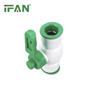 PPR quick connect ball valve