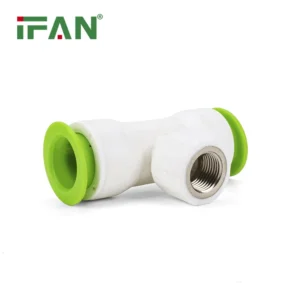 Green PPR Quick Connect Female Tee