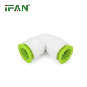 Green PPR Quick Connect Elbow