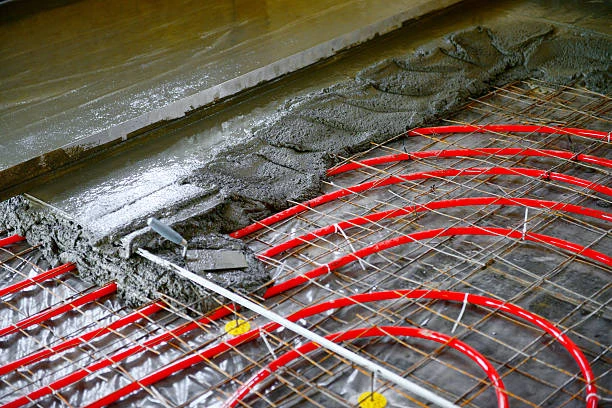 floor heating pipes