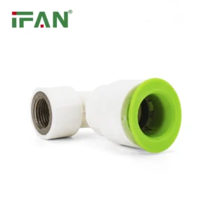 Green PPR Quick Connect Female Elbow