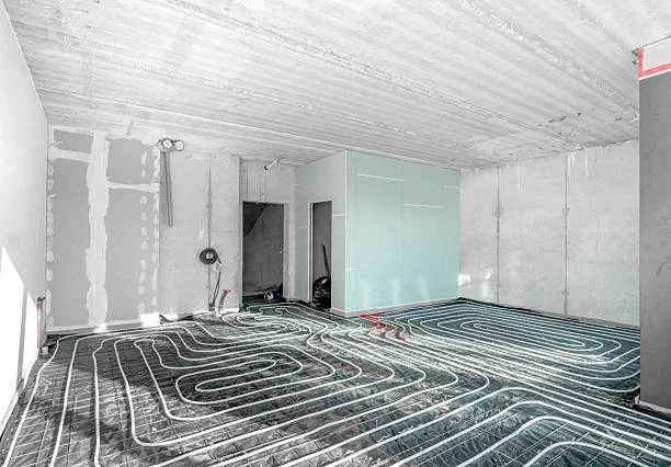 PEX floor heating