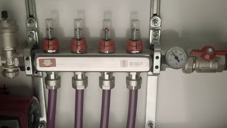 brass manifold plumbing