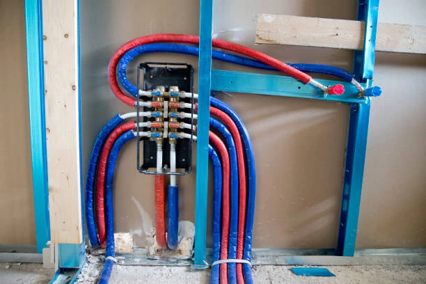 Brass manifold plumbing