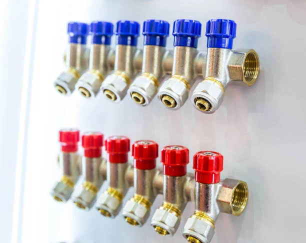 Brass PEX manifolds for home plumbing