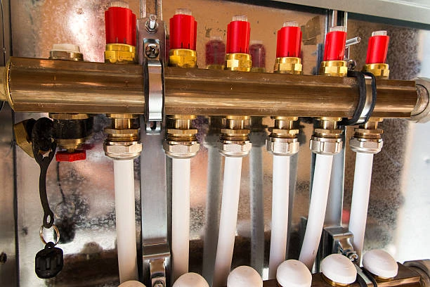 Corrosion-resistant brass PEX manifolds