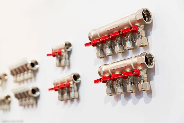 Corrosion-resistant brass PEX manifolds