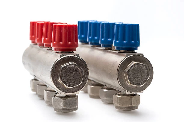 Lead-free brass PEX manifolds